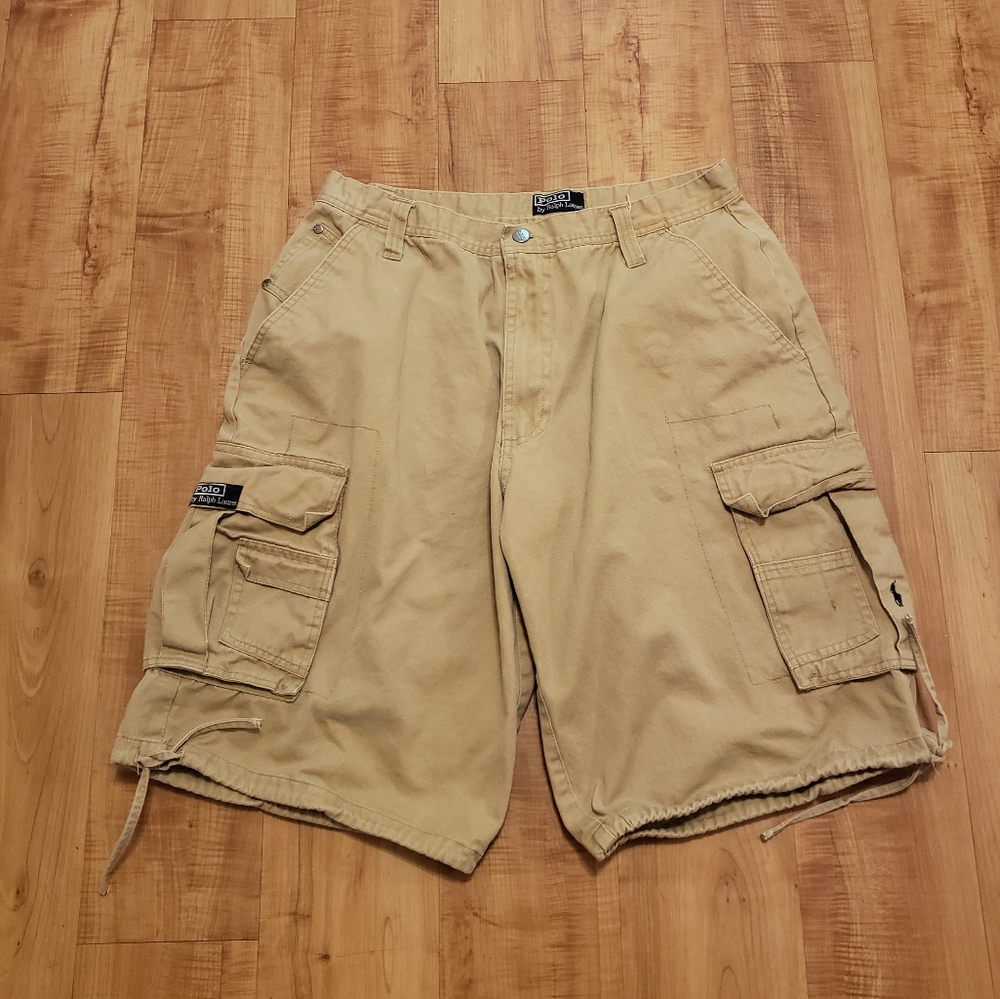 Vintage POLO Ralph Lauren khaki cargo label sez 38 Fits lik a 34
